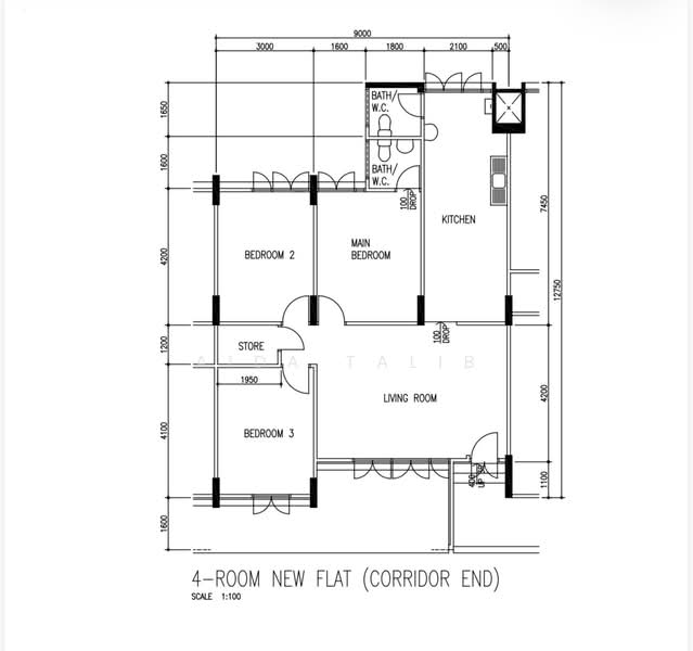 121 Yishun Street 11, 121 Yishun Street 11, 3 Bedrooms, 1,033 sqft, HDB Flat For Sale, by Aida Talib, 500150172 - PropertyGuru.com.sg