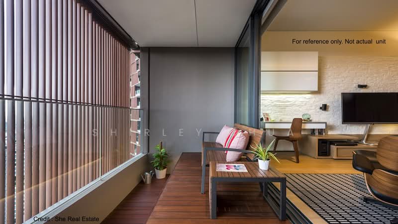 OUE Twin Peaks, 33 Leonie Hill Road, 1 Bedroom, 570 sqft, Condominium For Sale, by Shirley Chua, 500150198 - Balcony - PropertyGuru.com.sg