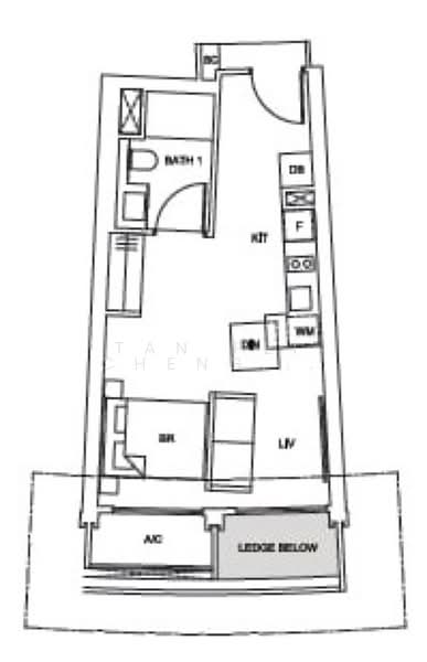 One Pearl Bank, 1 Pearl Bank, 1 Bedroom, 430 sqft, Condominium For Sale, by Tan Pei Cheng (Pei), 500150228 - PropertyGuru.com.sg