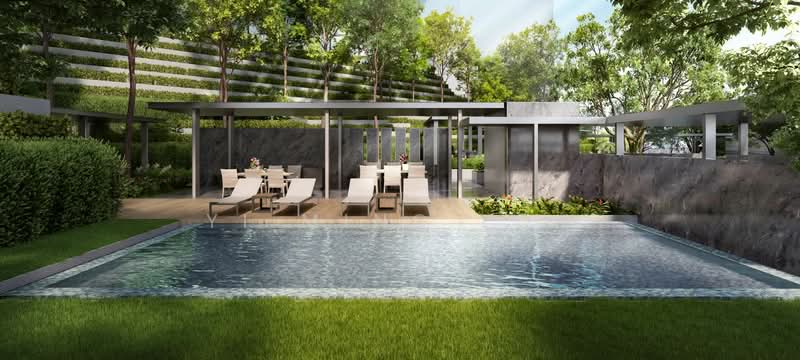 Blossoms By The Park, 9 Slim Barracks Rise, 2 Bedrooms, 721 sqft, Condominium For Sale, by Yi Ming Loh, 500150264 - Pool - PropertyGuru.com.sg