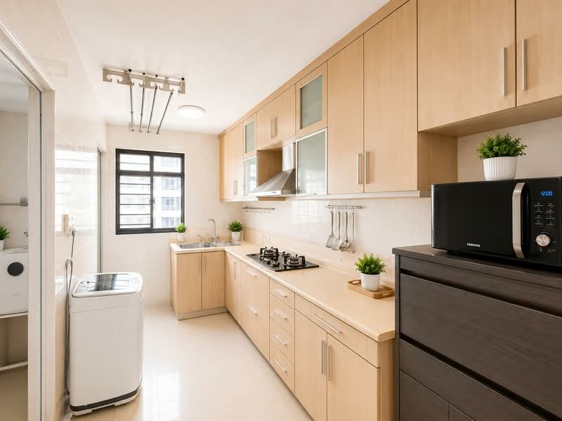 691A Choa Chu Kang Crescent, 691A Choa Chu Kang Crescent, 3 Bedrooms, 980 sqft, HDB Flat For Sale, by John Lee, 500150275 - Kitchen - PropertyGuru.com.sg