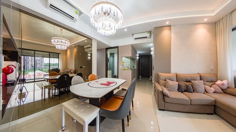 The Gazania, 5 How Sun Drive, 3 Bedrooms, 958 sqft, Condominium For Sale, by Truddy Tan, 500150279 - Living Room - PropertyGuru.com.sg