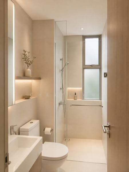 The Inflora, 51 Flora Drive, Changi Airport / Changi Village, 3 Bedrooms, 818 sqft, Condominium For Sale, by Cheryl Wu, 500150281 - Bathroom - PropertyGuru.com.sg
