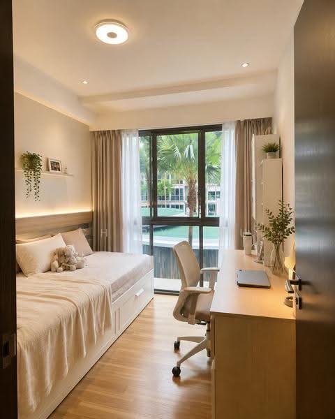 The Inflora, 51 Flora Drive, Changi Airport / Changi Village, 3 Bedrooms, 818 sqft, Condominium For Sale, by Cheryl Wu, 500150281 - Bedroom - PropertyGuru.com.sg