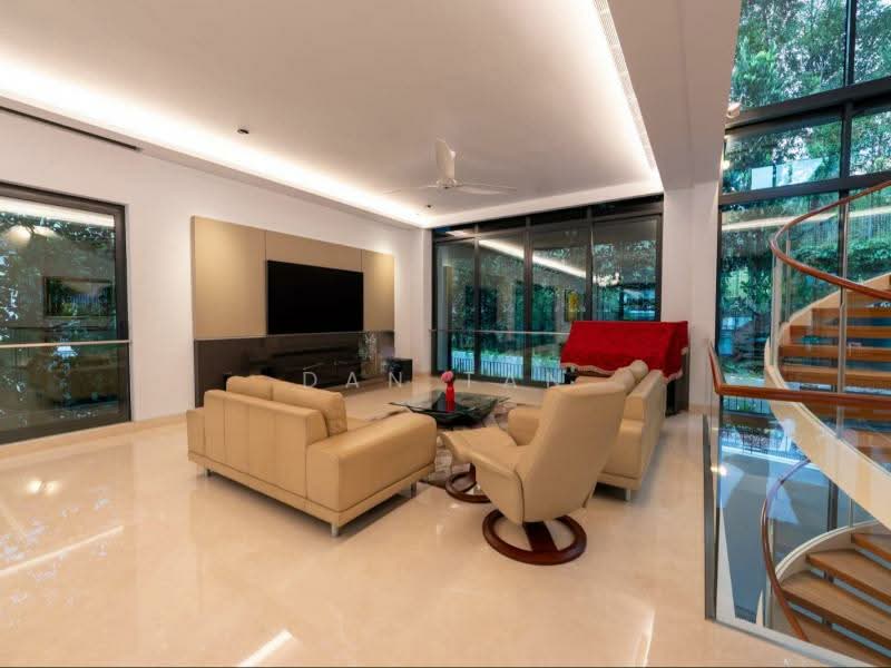 ⭐GCBA⭐Stylish Modern Bungalow⭐MGS⭐Henry Park⭐, , 5 Bedrooms, 11,000 sqft, Bungalow House For Sale, by Dan Tan, 500150286 - Living Room - PropertyGuru.com.sg
