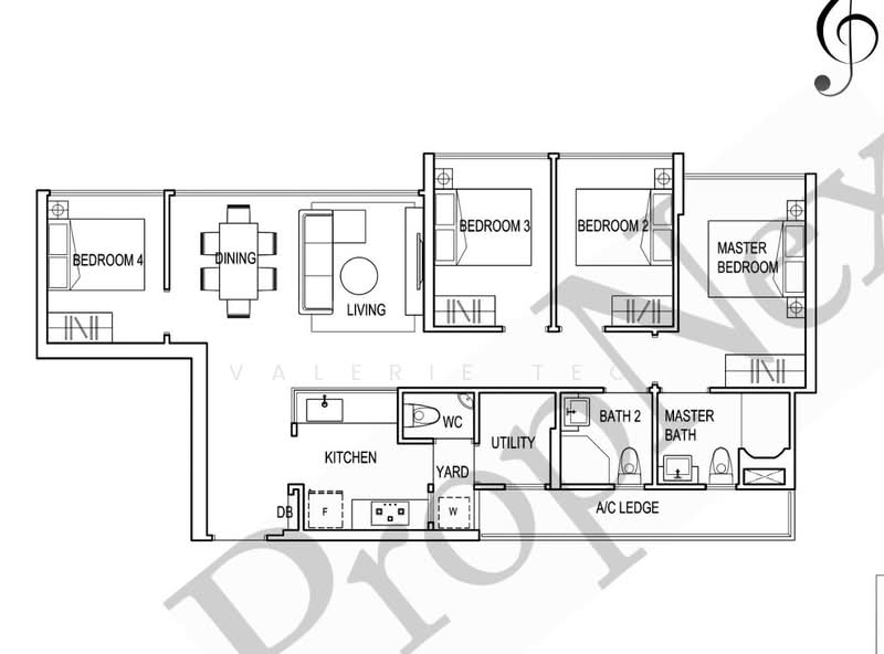 Symphony Suites, 11 Yishun Close, 4 Bedrooms, 1,023 sqft, Condominium For Sale, by Valerie Teo, 500150345 - PropertyGuru.com.sg