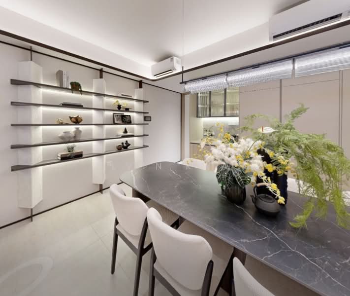 Bloomsbury Residences, 61 Media Circle, 4 Bedrooms, 1,421 sqft, Apartment For Sale, by Alvin Kwan, 500150347 - Dining Room - PropertyGuru.com.sg