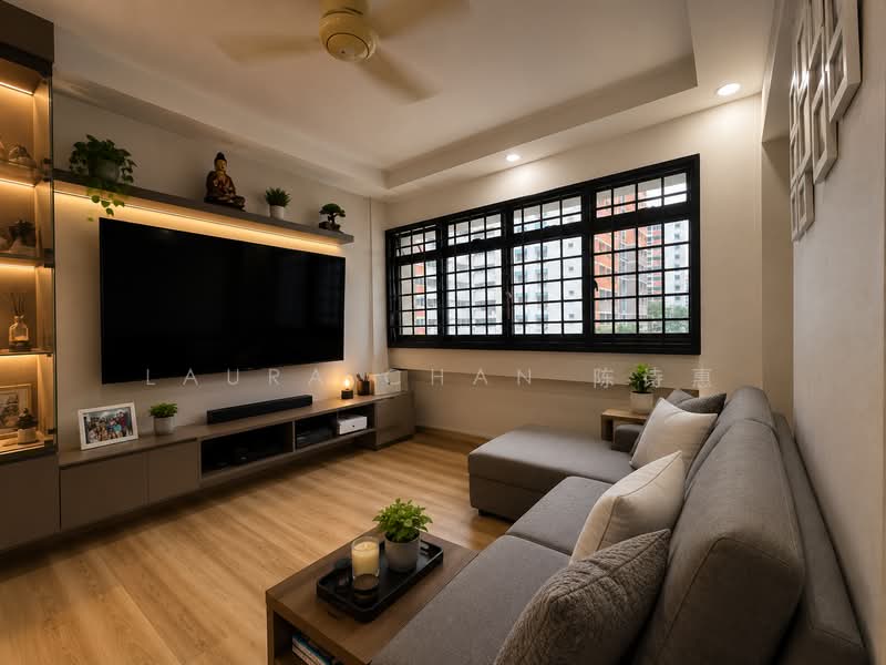 701 Tampines Street 71, 701 Tampines Street 71, 3 Bedrooms, 1,281 sqft, HDB Flat For Sale, by Laura Chan 陈诗惠, 500150366 - Living Room - PropertyGuru.com.sg
