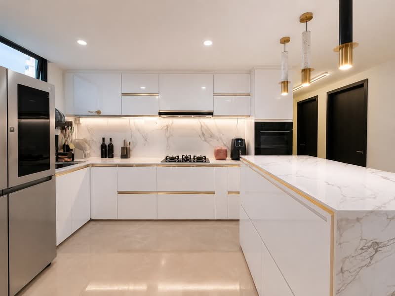 Blossom Residences, 30 Segar Road, 3 Bedrooms, 1,335 sqft, Executive Condominium For Sale, by Jacob Ong, 500150387 - Kitchen - PropertyGuru.com.sg