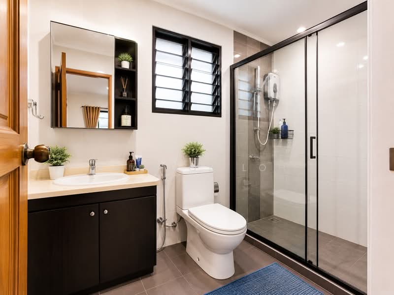 545 Serangoon North Avenue 3, 545 Serangoon North Avenue 3, 3 Bedrooms, 1,076 sqft, HDB Flat For Rent, by Brandon Loh, 500150395 - Bathroom - PropertyGuru.com.sg