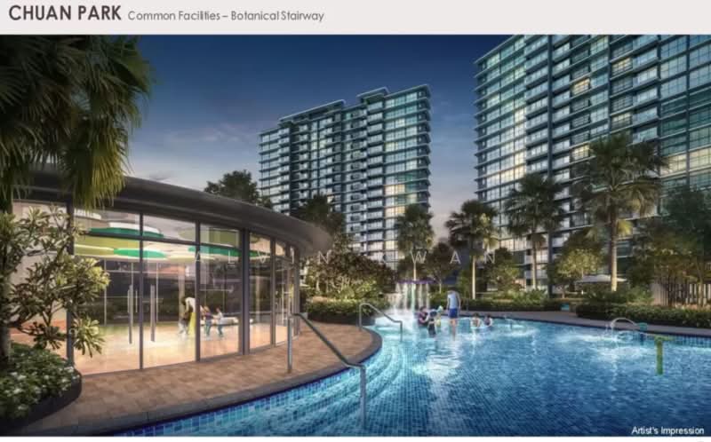 Chuan Park, 240 Lorong Chuan, 3 Bedrooms, 1,206 sqft, Condominium For Sale, by Alvin Kwan, 500150423 - Exterior - PropertyGuru.com.sg