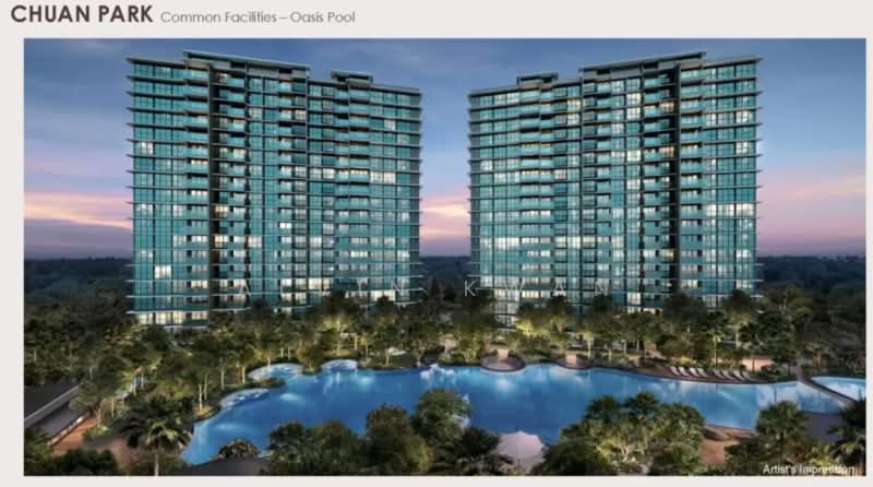 Chuan Park, 240 Lorong Chuan, 3 Bedrooms, 1,206 sqft, Condominium For Sale, by Alvin Kwan, 500150423 - Exterior - PropertyGuru.com.sg