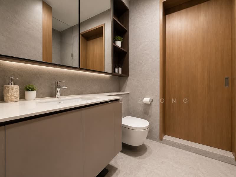 Verdale, 16 De Souza Avenue, 1 Bedroom, 560 sqft, Condominium For Sale, by Lawrence Zhong, 500150441 - Bathroom - PropertyGuru.com.sg