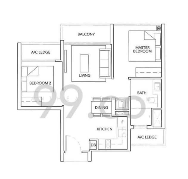 Sturdee Residences, Sturdee Road, 2 Bedrooms, 570 sqft, Condominium For Rent, by Anthea Yeo 杨丽娇, 500150463 - PropertyGuru.com.sg