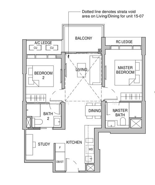 Sceneca Residence, Tanah Merah Kechil Link, 2 Bedrooms, 753 sqft, Condominium For Rent, by Moon Tham, 500150467 - PropertyGuru.com.sg