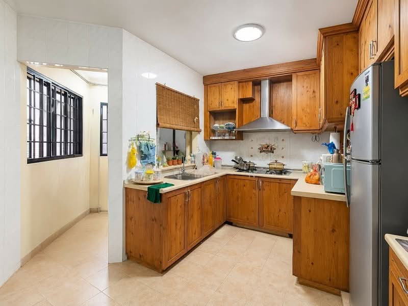 148 Rivervale Crescent, 148 Rivervale Crescent, 3 Bedrooms, 1,313 sqft, HDB Flat For Sale, by Jerome Ng, 500150477 - Kitchen view 1 - PropertyGuru.com.sg