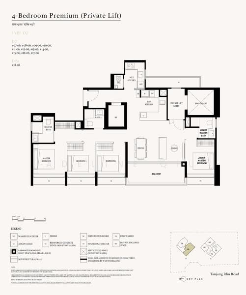 Arina East Residences, 6D Tanjong Rhu Road, 4 Bedrooms, 1,389 sqft, Condominium For Sale, by Adeline Qiu, 500150537 - D2 - PropertyGuru.com.sg