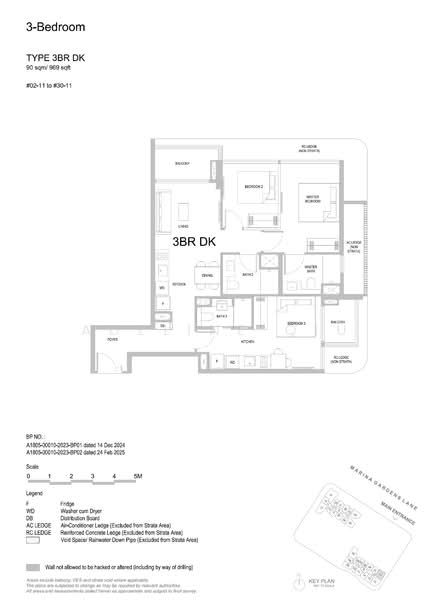 One Marina Gardens, 3 Marina Gardens Lane, 3 Bedrooms, 969 sqft, Apartment For Sale, by Adeline Qiu, 500150541 - 3BR DK - PropertyGuru.com.sg