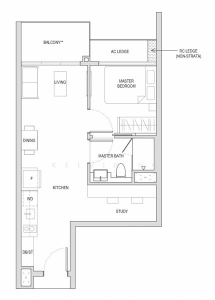 Affinity At Serangoon, 26 Serangoon North Avenue 1, 1 Bedroom, 538 sqft, Condominium For Sale, by Kelvin Ho, 500150552 - PropertyGuru.com.sg