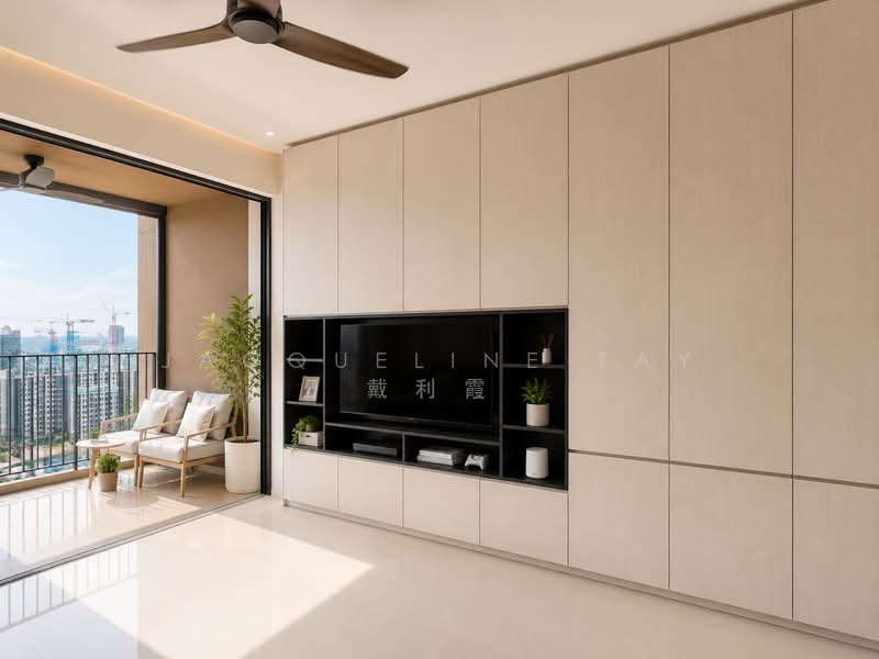High Park Residences, 27 Fernvale Road, 4 Bedrooms, 1,152 sqft, Condominium For Sale, by Jacqueline Tay 戴利霞, 500150579 - Living Room - PropertyGuru.com.sg