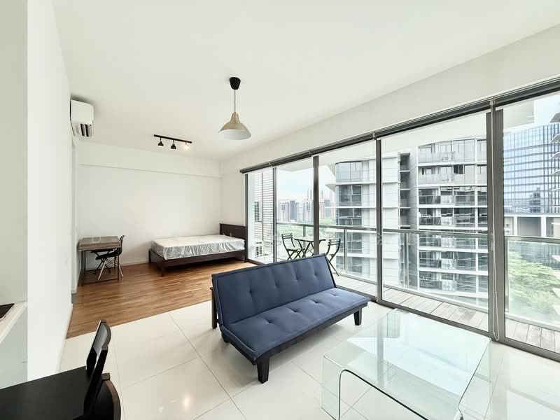 One-North Residences, 7 One-North Gateway, 1 Bedroom, 592 sqft, Apartment For Rent, by Darren Ang 洪俊旋, 500150606 - Living Room - PropertyGuru.com.sg