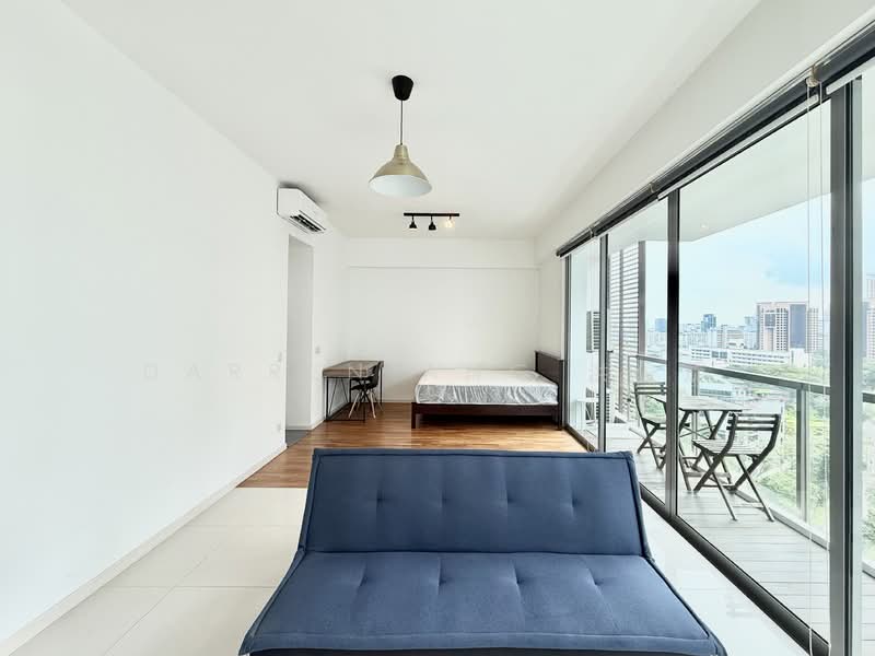One-North Residences, 7 One-North Gateway, 1 Bedroom, 592 sqft, Apartment For Rent, by Darren Ang 洪俊旋, 500150606 - Living Room - PropertyGuru.com.sg