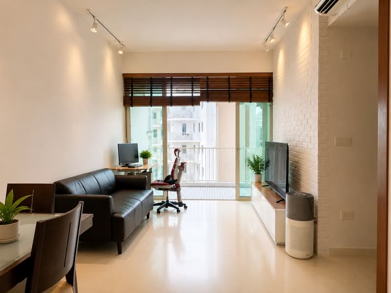 Watercolours, 25 Pasir Ris Link, 3 Bedrooms, 958 sqft, Executive Condominium For Sale, by Nancy See, 500150612 - Living Room - PropertyGuru.com.sg