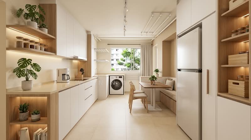 148 Woodlands Street 13, 148 Woodlands Street 13, 2 Bedrooms, 732 sqft, HDB Flat For Sale, by Winnie Xu, 500150626 - Kitchen - PropertyGuru.com.sg
