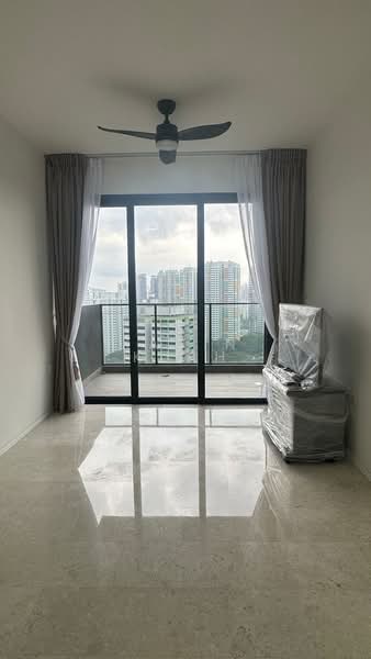 Avenue South Residence, 13 Silat Avenue, 2 Bedrooms, 689 sqft, Condominium For Sale, by Kavin Kuah, 500150650 - Balcony - PropertyGuru.com.sg