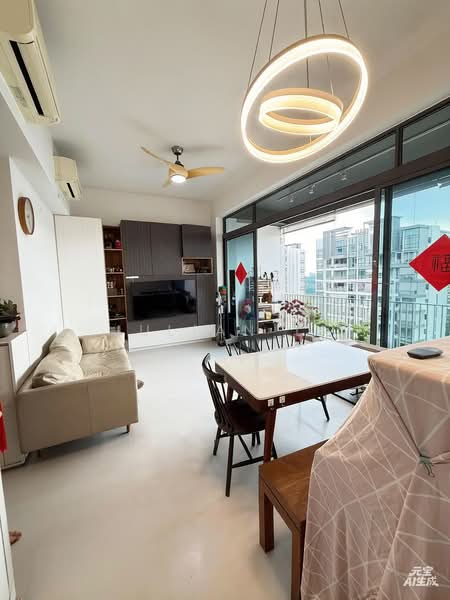 The Skywoods, 1 Dairy Farm Heights, 3 Bedrooms, 1,044 sqft, Condominium For Rent, by Julian Li, 500150651 - Living Room - PropertyGuru.com.sg