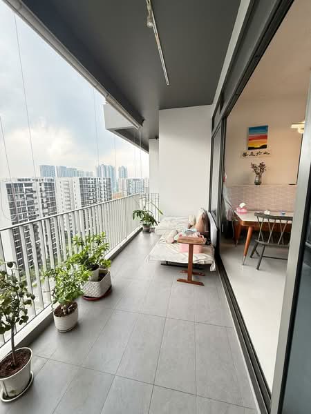 The Skywoods, 1 Dairy Farm Heights, 3 Bedrooms, 1,044 sqft, Condominium For Rent, by Julian Li, 500150651 - Balcony - PropertyGuru.com.sg