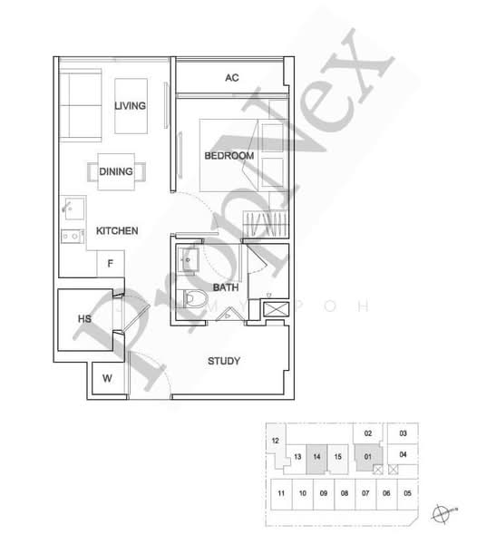 Vibes @ Upper Serangoon, 488 Upper Serangoon Road, 1 Bedroom, 409 sqft, Apartment For Sale, by Jimmy Poh, 500150697 - PropertyGuru.com.sg