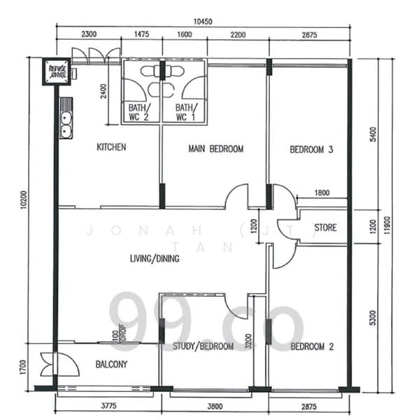 141 Petir Road, 141 Petir Road, 3 Bedrooms, 1,313 sqft, HDB Flat For Sale, by Jonah (JT) Tan, 500150708 - PropertyGuru.com.sg