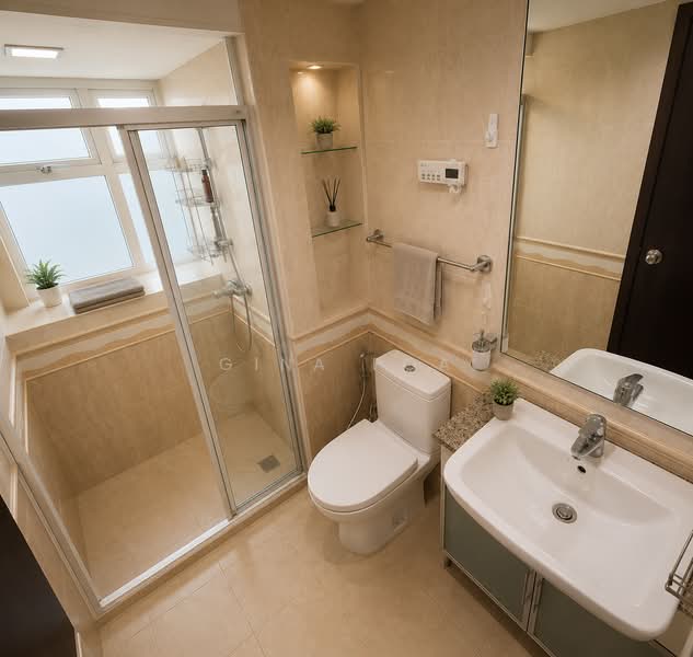 The Warren, 53 Choa Chu Kang Loop, 3 Bedrooms, 1,302 sqft, Apartment For Sale, by Gina Poa, 500150719 - Bathroom - PropertyGuru.com.sg