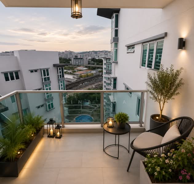 The Warren, 53 Choa Chu Kang Loop, 3 Bedrooms, 1,302 sqft, Apartment For Sale, by Gina Poa, 500150719 - Balcony - PropertyGuru.com.sg