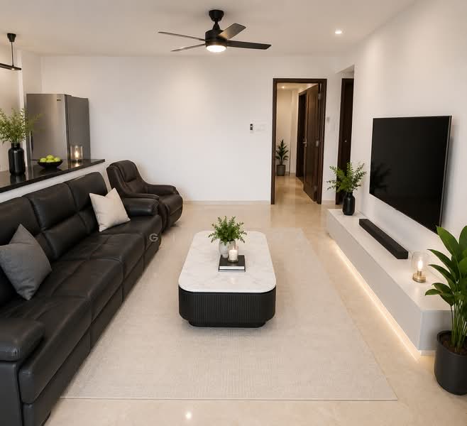 The Warren, 53 Choa Chu Kang Loop, 3 Bedrooms, 1,302 sqft, Apartment For Sale, by Gina Poa, 500150719 - Living Room - PropertyGuru.com.sg