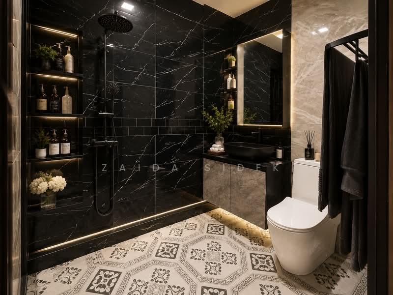 405 Yishun Avenue 6, 405 Yishun Avenue 6, 4 Bedrooms, 1,593 sqft, HDB Flat For Sale, by Zaida Sidek, 500150741 - Master Bathroom - PropertyGuru.com.sg
