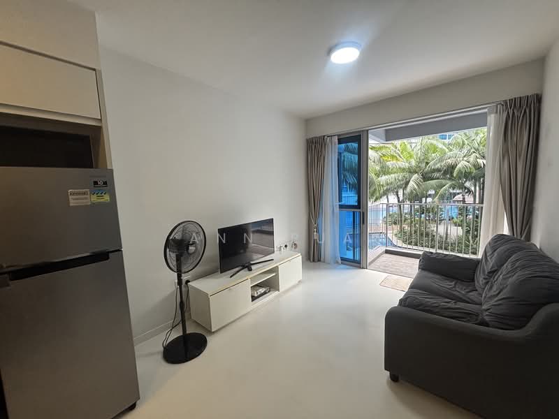 Q Bay Residences, 1 Tampines Street 86, 1 Bedroom, 528 sqft, Condominium For Rent, by Ann Pua, 500150749 - Living Room - PropertyGuru.com.sg