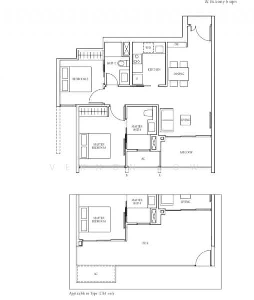 Bartley Ridge, 30 Mount Vernon Road, 2 Bedrooms, 883 sqft, Condominium For Sale, by Vernon Low, 500150761 - PropertyGuru.com.sg