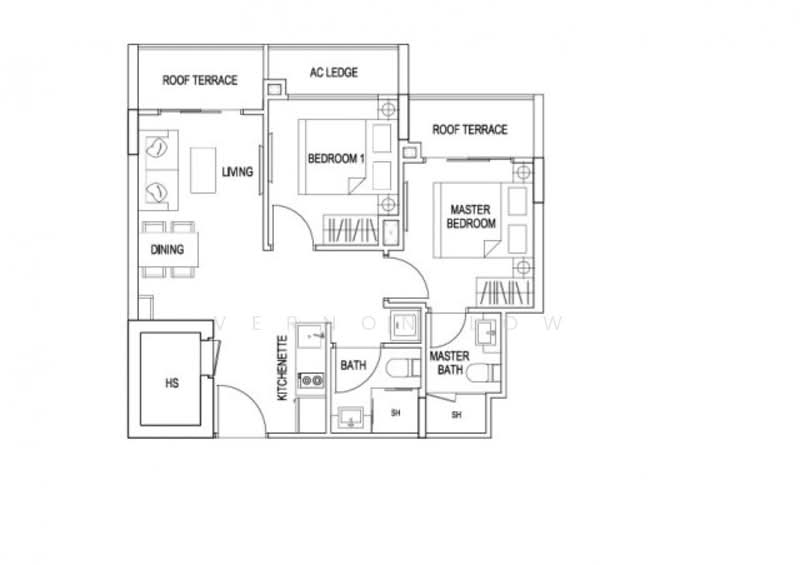 Kensington Square, 2 Jalan Lokam, 2 Bedrooms, 614 sqft, Apartment For Rent, by Vernon Low, 500150778 - PropertyGuru.com.sg
