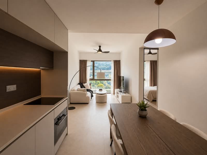 The Reef at King's Dock, 2 Harbourfront Avenue, 2 Bedrooms, 678 sqft, Condominium For Sale, by Erin Poh, 500150787 - Kitchen - PropertyGuru.com.sg