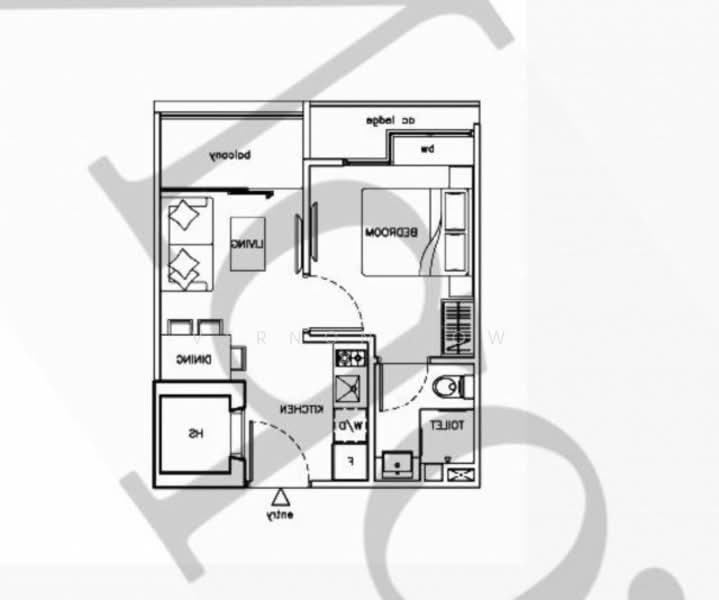 Viva Vista, 3 South Buona Vista Road, 1 Bedroom, 377 sqft, Condominium For Rent, by Vernon Low, 500150805 - PropertyGuru.com.sg
