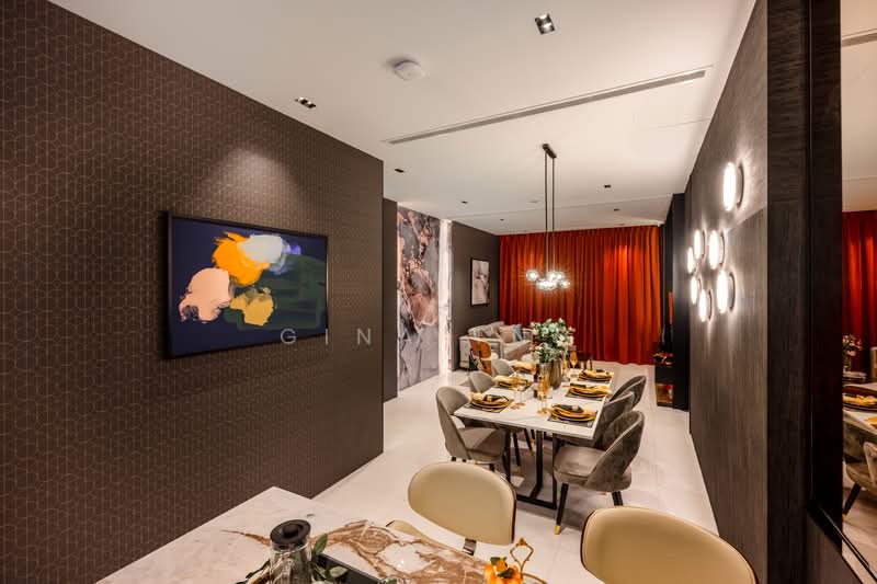 Brand New, Modern Inter-Terrace @D15. With lift. Direct Developer Listing, Brand New freehold inter-terrace. Newly Top., 5 Bedrooms, 4,384 sqft, Terraced House For Sale, by Gina Tng, 500150828 - Dining Room - PropertyGuru.com.sg