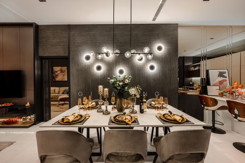 Brand New, Modern Inter-Terrace @D15. With lift. Direct Developer Listing, Brand New freehold inter-terrace. Newly Top., 5 Bedrooms, 4,384 sqft, Terraced House For Sale, by Gina Tng, 500150828 - Dining Room - PropertyGuru.com.sg