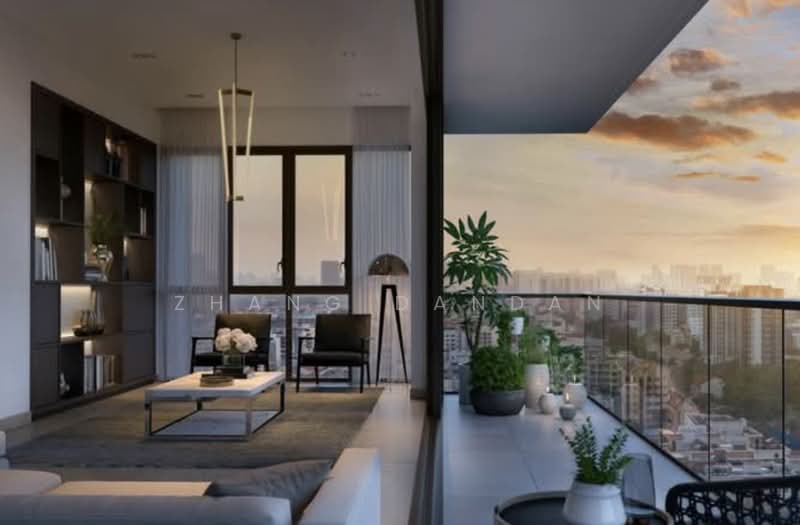 Park Place Residences, 2 Paya Lebar Road, 2 Bedrooms, 667 sqft, Condominium For Rent, by Zhang Dandan, 500150860 - Living Room - PropertyGuru.com.sg