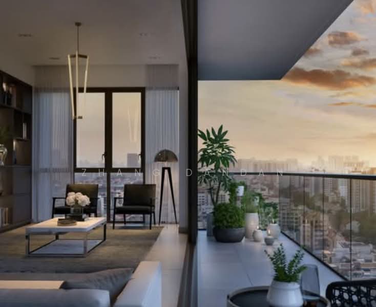 Park Place Residences, 2 Paya Lebar Road, 2 Bedrooms, 667 sqft, Condominium For Rent, by Zhang Dandan, 500150860 - Living Room - PropertyGuru.com.sg