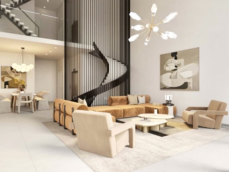Brand New Developer listing. Freehold interest-terrace @d12, Brand New developer listing. Inter-Terrace at district 12 with lift, 5 Bedrooms, 5,425 sqft, Terraced House For Sale, by Gina Tng, 500150869 - Living Room - PropertyGuru.com.sg