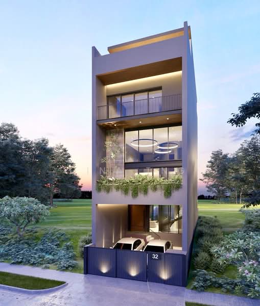 Brand New Developer listing. Freehold interest-terrace @d12, Brand New developer listing. Inter-Terrace at district 12 with lift, 5 Bedrooms, 5,425 sqft, Terraced House For Sale, by Gina Tng, 500150869 - Exterior - PropertyGuru.com.sg