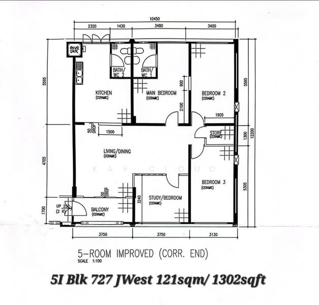 727 Jurong West Avenue 5, 727 Jurong West Avenue 5, 3 Bedrooms, 1,302 sqft, HDB Flat For Sale, by Kay Cloud, 500150882 - PropertyGuru.com.sg