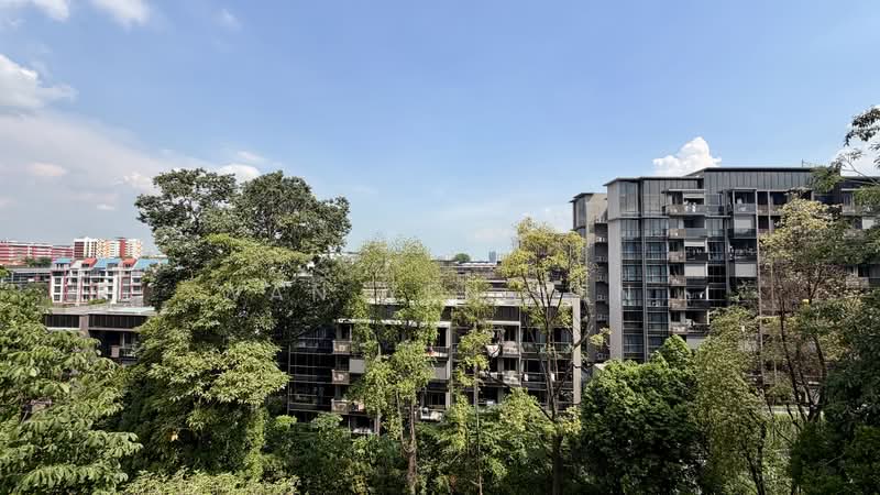 Signature Park, 56 Toh Tuck Road, 3 Bedrooms, 1,399 sqft, Condominium For Sale, by Wan Yen Yen, 500150885 - actual view from living room - PropertyGuru.com.sg